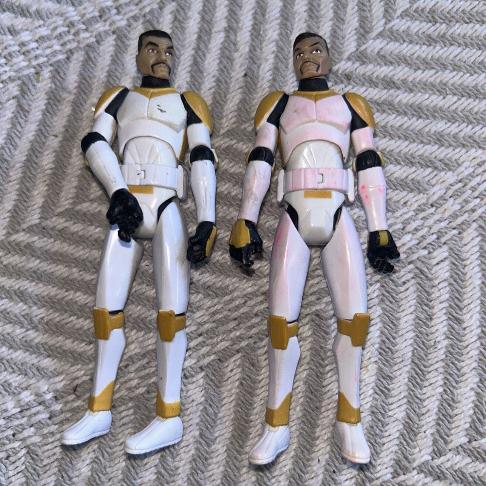 Star‎ Wars Figure 2 Clone Trooper Boil Assault On Ryloth Battle Pack TCW 2009 CW